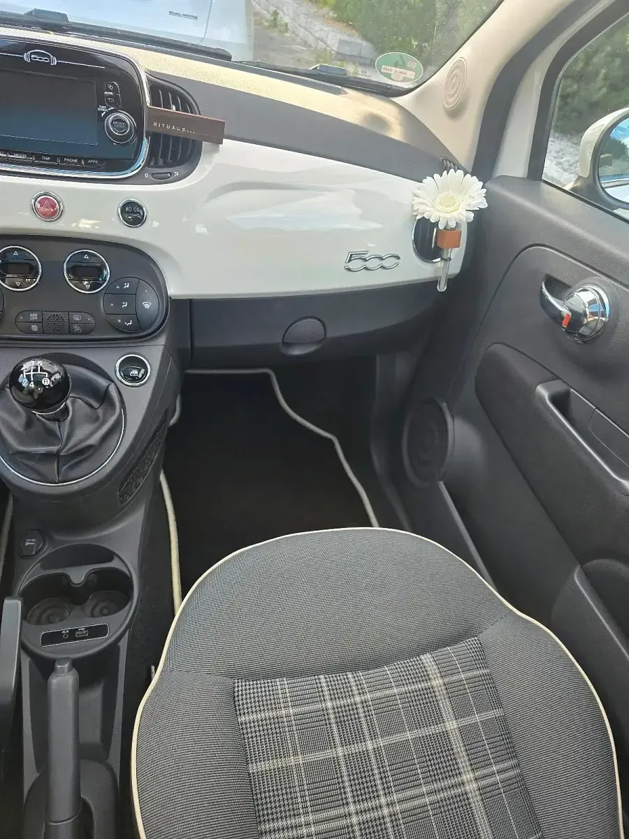 Gebraucht Fiat 500 86 PS (63 kW) 2016 Weiß Kleinwagen