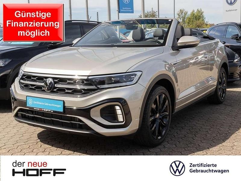 Ivory silber Gebraucht 2023 VW T-Roc Cabriolet IQ Drive Cabrio | 29.975 € (Superpreis) - Bild 1/4
