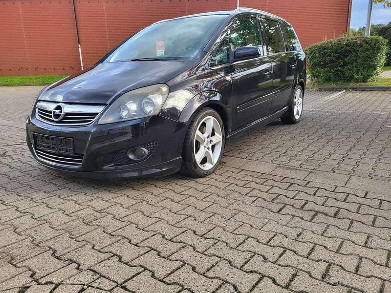 Schwarz Gebraucht 2008 Opel Zafira Sport Van / Kleinbus | 1.500 € (Superpreis) - Bild 1/4