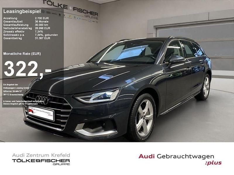 Manhattangrau (metallic) Gebraucht 2022 Audi A4 Advanced Plus Kombi | 26.998 € (Guter Preis) - Bild 1/4
