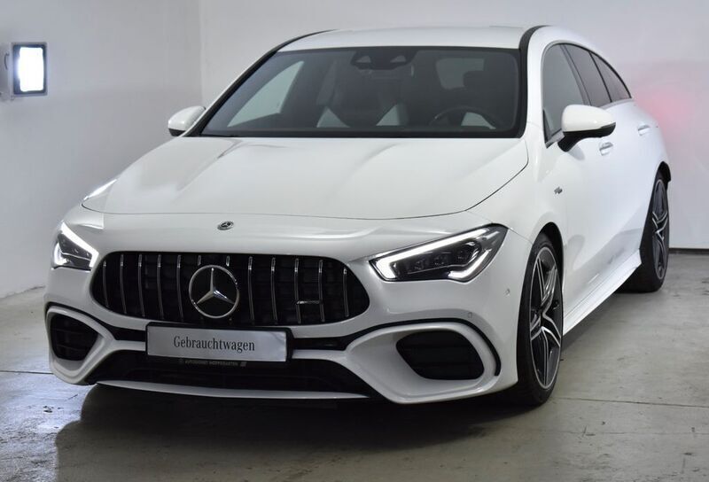 Weiß Gebraucht 2021 Mercedes CLA45 AMG AMG Coupé | 47.100 € (Superpreis) - Bild 1/4