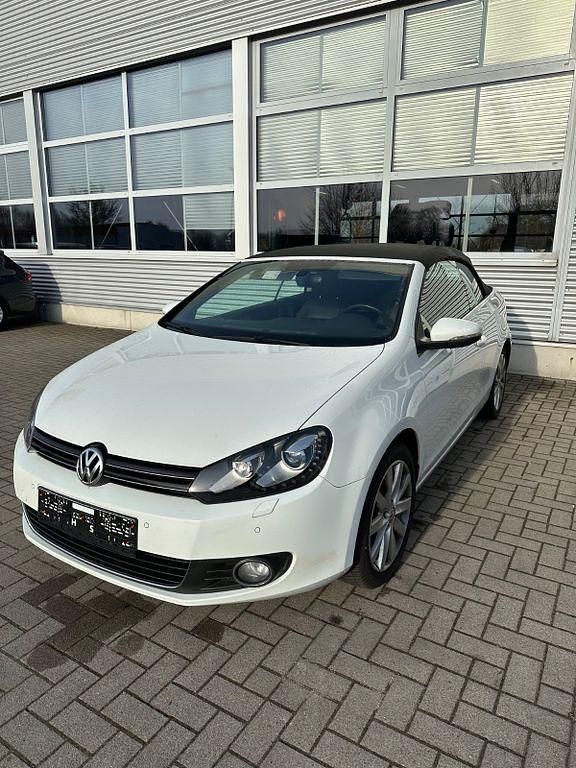 Weiß Gebraucht 2012 VW Golf Cabriolet Exclusive Cabrio | 7.980 € (Superpreis) - Bild 1/4