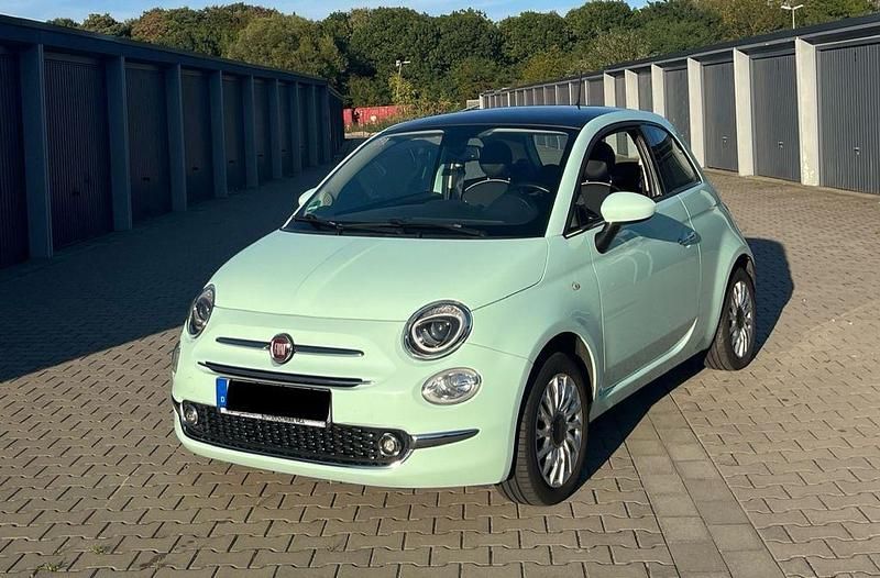 Grün Gebraucht 2015 Fiat 500 Lounge Kleinwagen | 6.400 € (Fairer Preis) - Bild 1/4