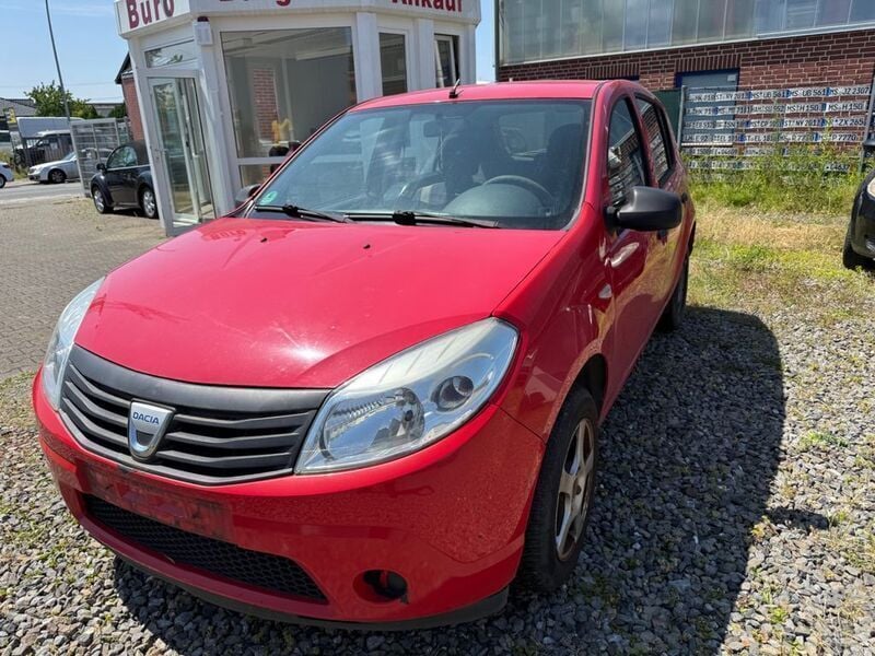 Rot Gebraucht 2009 Dacia Sandero Basis Kleinwagen | 600 € (Superpreis) - Bild 1/4