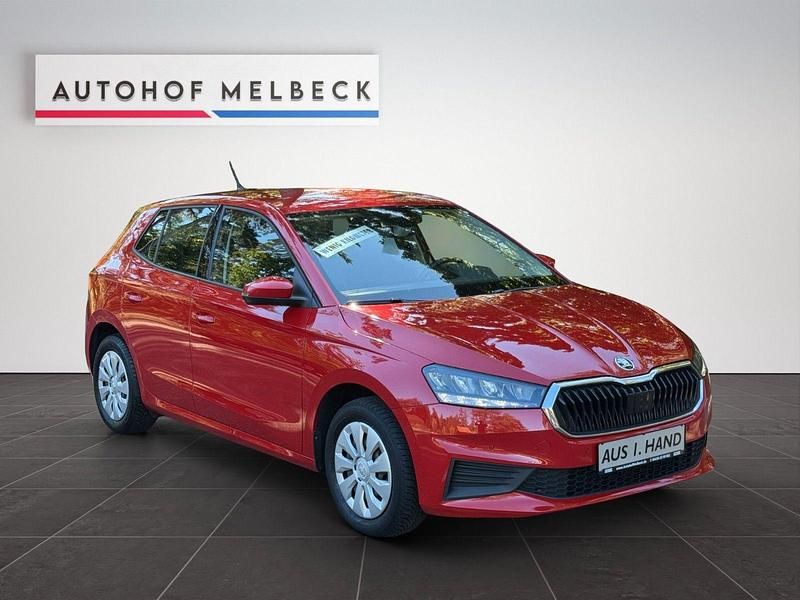 Gebraucht Skoda Fabia Ambition 80 PS (58 kW) 2022 Rot Kleinwagen