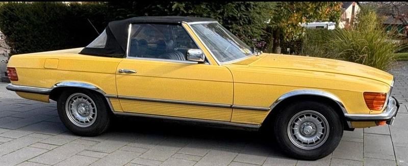 Gebraucht Mercedes SL280 185 PS (136 kW) 1976 Gelb Cabrio