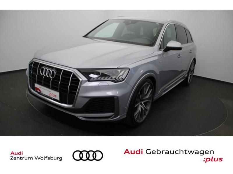 Florettsilber metallic Gebraucht 2021 Audi Q7 Ambiente SUV | 50.280 € (Superpreis) - Bild 1/4