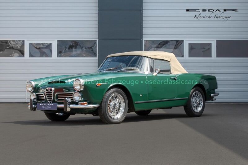 Grün Gebraucht 1965 Alfa Romeo 2600 Cabrio | 129.000 € - Bild 1/4
