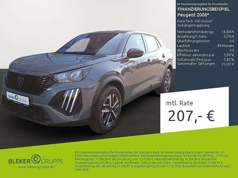 Met. selenium grau Gebraucht 2024 Peugeot 2008 Active SUV | 17.880 € (Guter Preis) - Bild 1/3