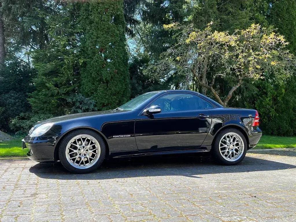 Gebraucht Mercedes SLK200 163 PS (119 kW) 2003 Schwarz Cabrio