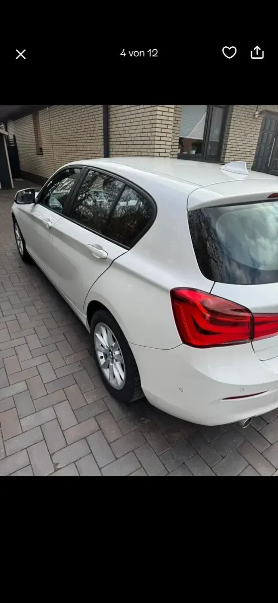 Używany BMW 116 Advantage 109 KM (80 kW) 2019 Biały Hatchback