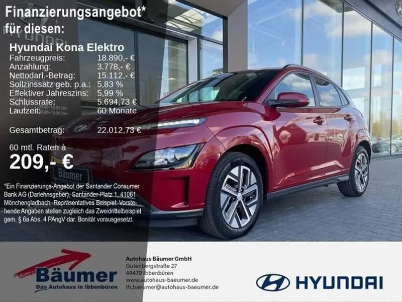 Sunset red / mic Gebraucht 2022 Hyundai Kona Edition 30+ SUV | 18.890 € (Fairer Preis) - Bild 1/1