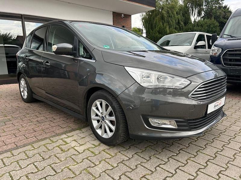 Grau Gebraucht 2018 Ford C-MAX Titanium Van / Kleinbus | 11.850 € - Bild 1/4