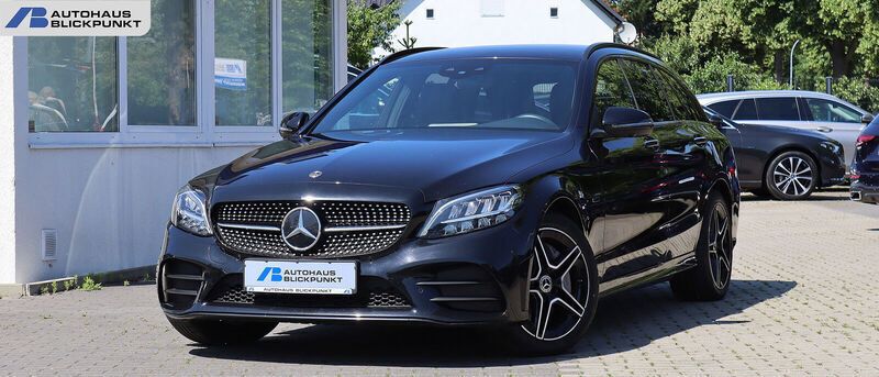 Schwarz Gebraucht 2021 Mercedes C300e AMG Kombi | 28.979 € (Guter Preis) - Bild 1/4