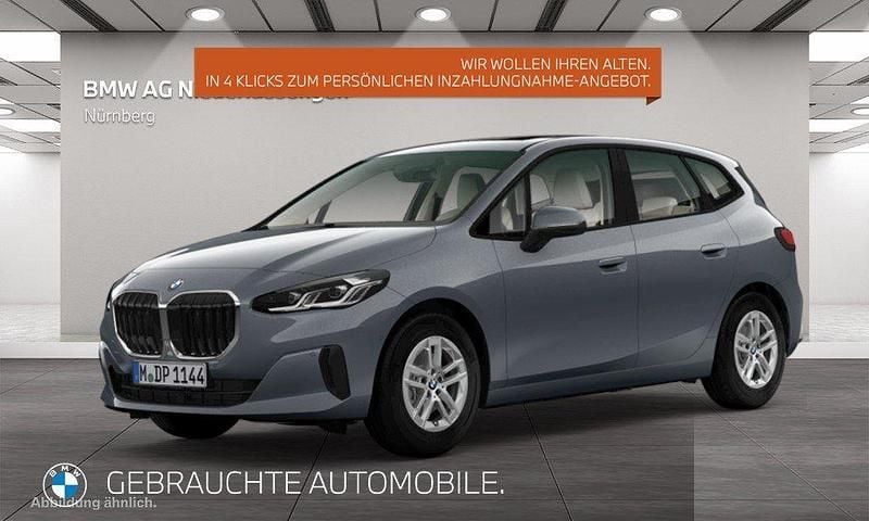 Grau Gebraucht 2022 BMW 218 Active Tourer Sport Line Van / Kleinbus | 28.990 € (Teuer) - Bild 1/4