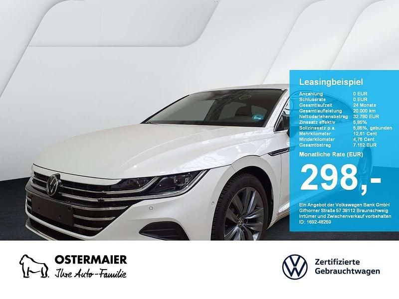 Oryxweiß perlmutteffekt Gebraucht 2024 VW Arteon Elegance Kombi | 32.780 € (Superpreis) - Bild 1/4