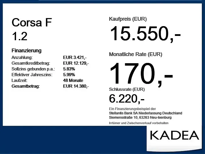 Gebraucht Opel Corsa 75 PS (55 kW) 2024 Lack weiss banquise/typ aussenverkleidun (metallic) Kleinwagen