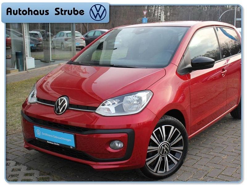 Rot Gebraucht 2022 VW up! Active Kleinwagen | 13.995 € (Etwas zu teuer) - Bild 1/4