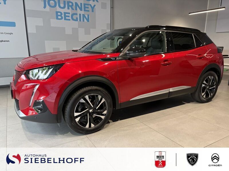 Elixir rot Gebraucht 2021 Peugeot e-2008 GT-line SUV | 16.990 € (Superpreis) - Bild 1/4