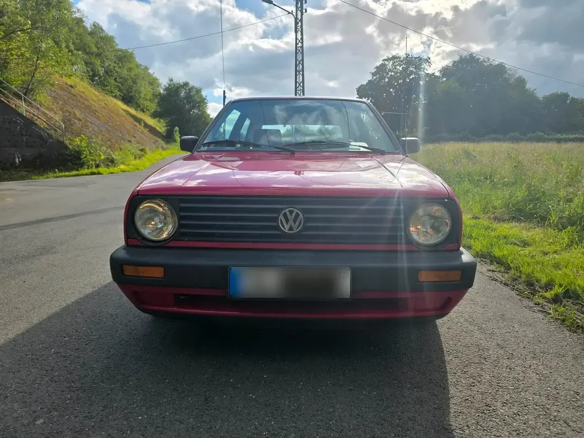 Gebraucht VW Golf II 69 PS (50 kW) 1991 Rot Kleinwagen