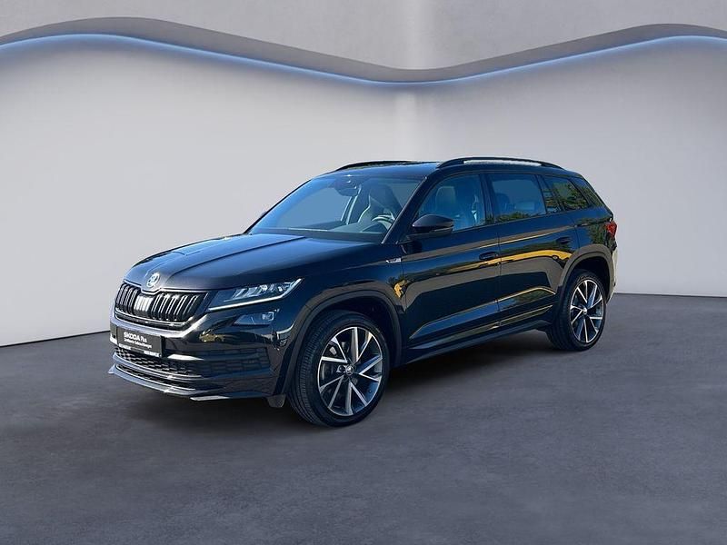 Schwarz Gebraucht 2021 Skoda Kodiaq SportLine SUV | 31.488 € (Fairer Preis) - Bild 1/4