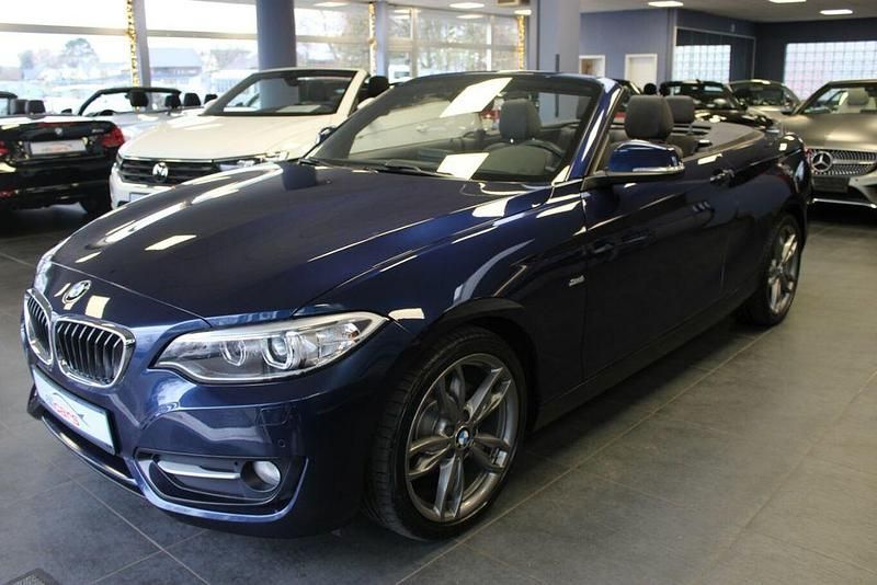 Gebraucht BMW 218 Sport Line 150 PS (110 kW) 2016 Blau Cabrio