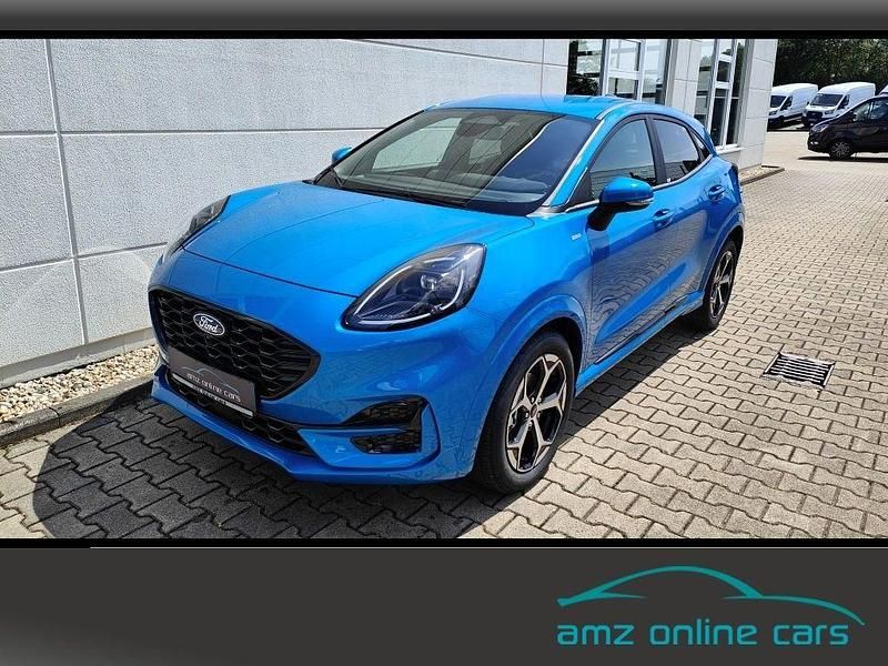 Digital aqua blue Neu 2025 Ford Puma ST-Line SUV | 24.180 € (Superpreis) - Bild 1/4