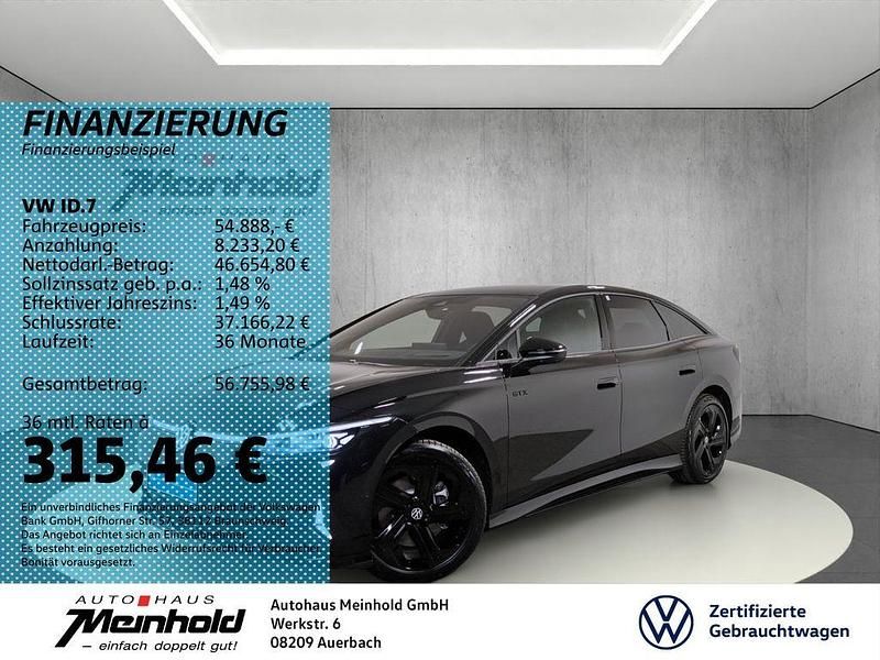 Second-hand VW ID.7 GTX 250 kW (340 CP) 2024 Negru Hatchback