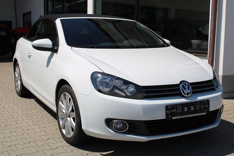 Gebraucht VW Golf Cabriolet Basis 105 PS (77 kW) 2013 Weiß Cabrio