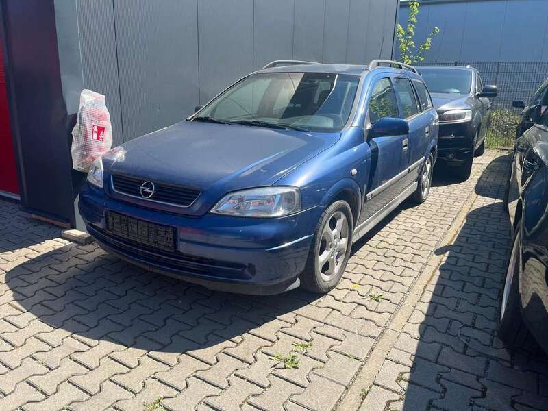 Blau Gebraucht 2002 Opel Astra Comfort Kombi | 300 € (Superpreis) - Bild 1/2
