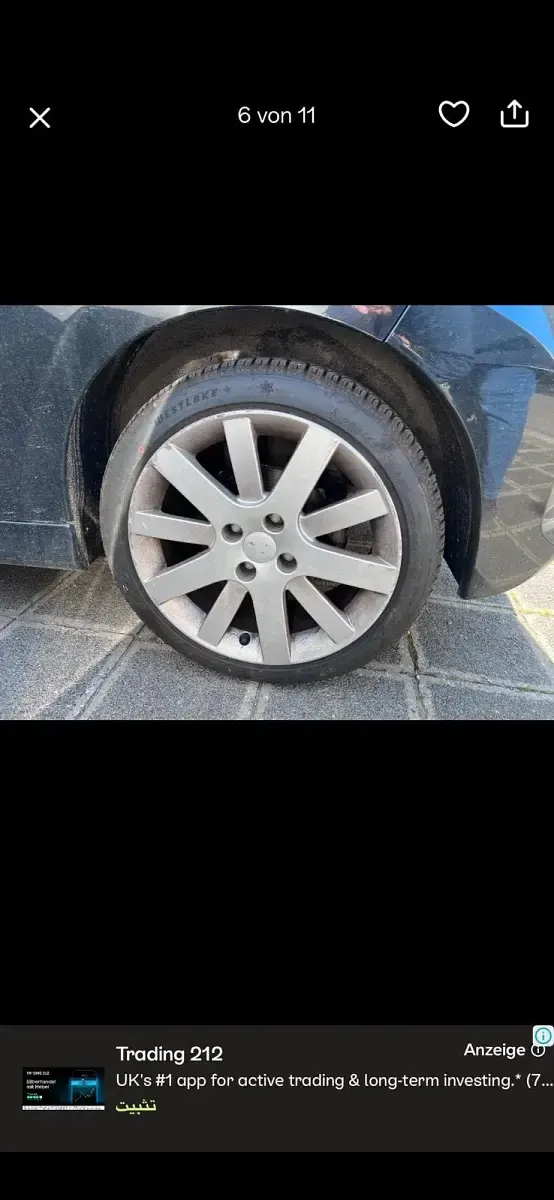 Gebraucht Peugeot 207 120 PS (88 kW) 2008 Schwarz Cabrio