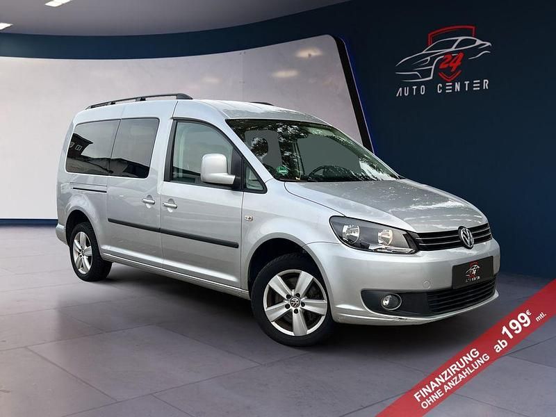Silber Gebraucht 2015 VW Caddy Maxi Comfortline Van / Kleinbus | 17.999 € (Guter Preis) - Bild 1/4