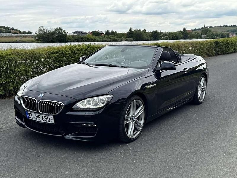 Schwarz Gebraucht 2013 BMW 650 Cabriolet M Sport Cabrio | 33.399 € (Etwas zu teuer) - Bild 1/4