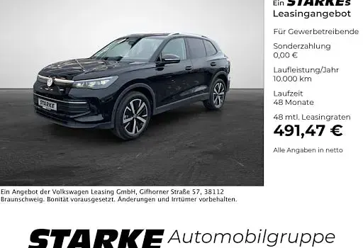 Neu VW Tiguan R-line 193 PS (141 kW) 2025 Schwarz (grenadillschwarz metallic) SUV