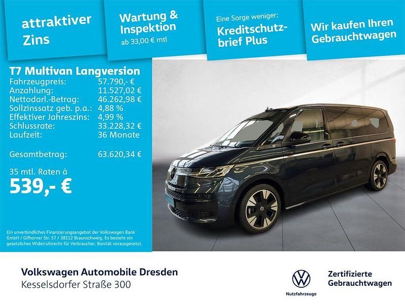 Gebraucht VW Multivan Style 204 PS (150 kW) 2024 Blau Van