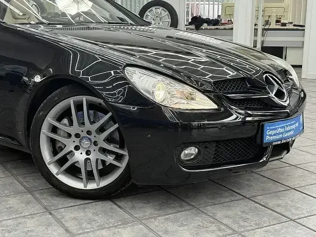 Gebraucht Mercedes SLK350 305 PS (224 kW) 2008 Obsidianschwarz  metalliclack Cabrio
