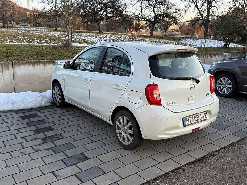 Gebraucht Nissan Micra Acenta 98 PS (72 kW) 2014 Weiß Kleinwagen