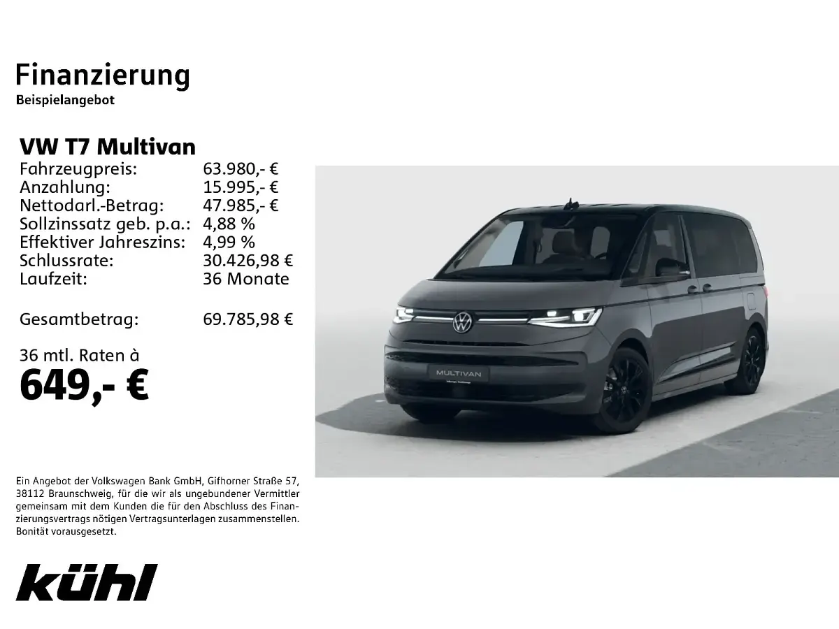 Gebraucht VW T7 Edition 150 PS (110 kW) 2025 Van