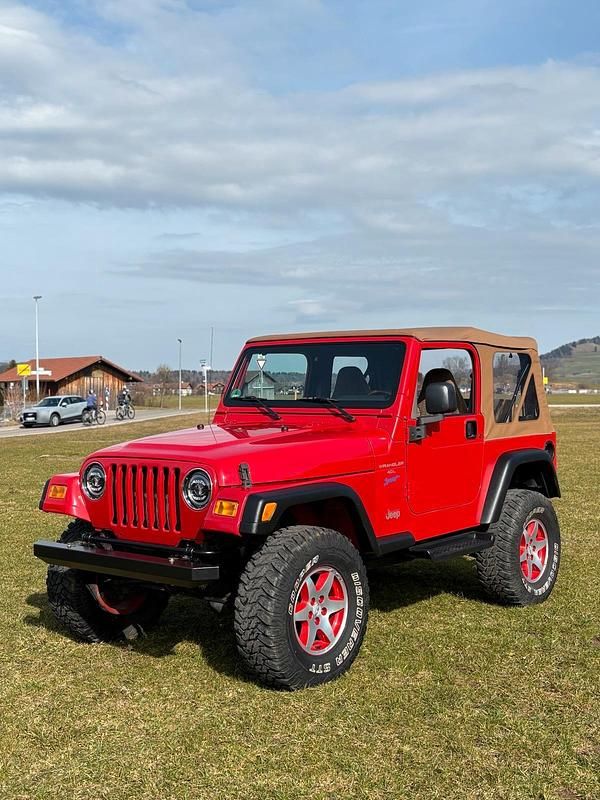Gebraucht Jeep Wrangler 178 PS (130 kW) 1996 Rot SUV