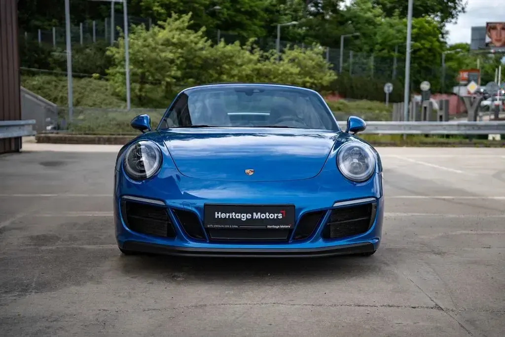 Gebraucht Porsche 911 Carrera 4 GTS Targa 450 PS (330 kW) 2018 Blau Cabrio