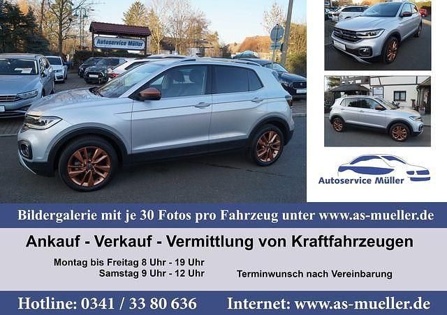 Silber (metallic) Gebraucht 2021 VW T-Cross SUV | 17.850 € (Guter Preis) - Bild 1/4
