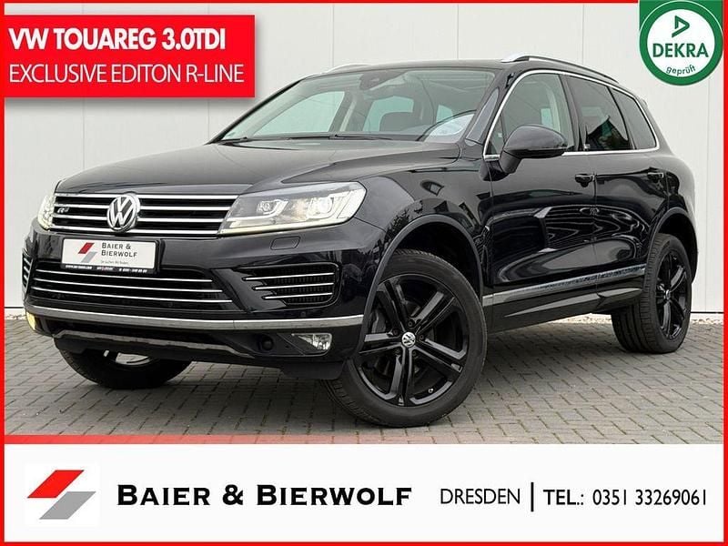 Schwarz Gebraucht 2017 VW Touareg R-line Edition SUV | 31.990 € (Etwas zu teuer) - Bild 1/4