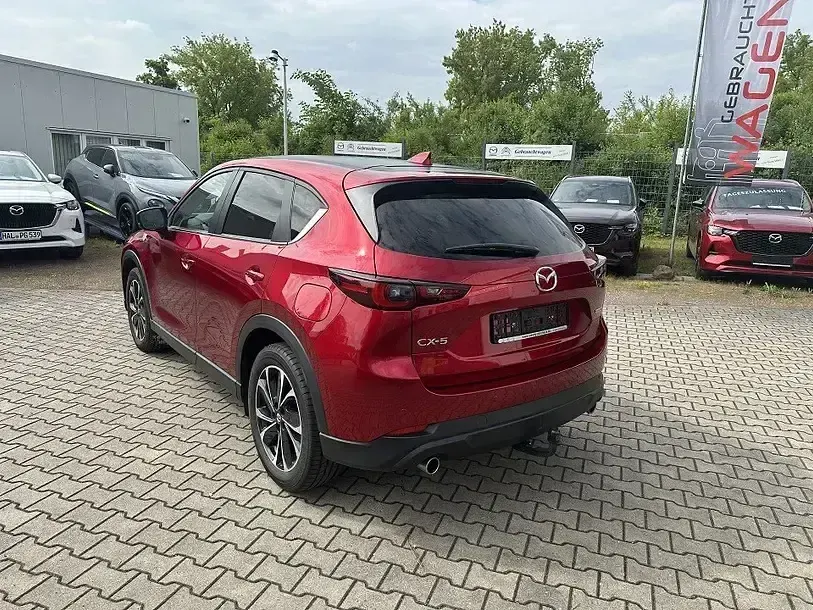Gebraucht Mazda CX-5 Ad'Vantage 194 PS (142 kW) 2022 Magmarot metallic SUV