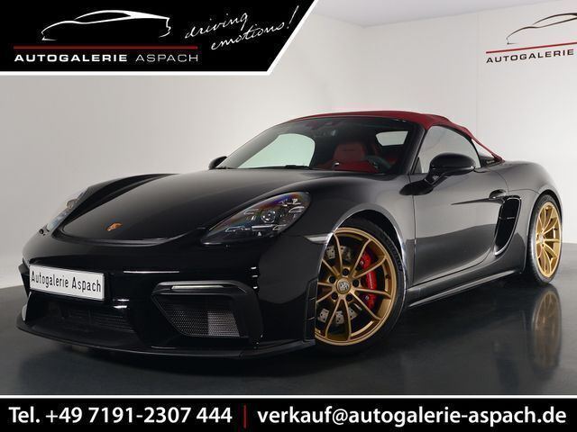 Schwarz Gebraucht 2022 Porsche Boxster Spyder Cabrio | 110.900 € (Guter Preis) - Bild 1/4