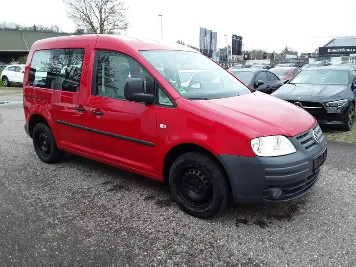 Gebraucht VW Caddy 105 PS (77 kW) 2008 Rot Van / Kleinbus