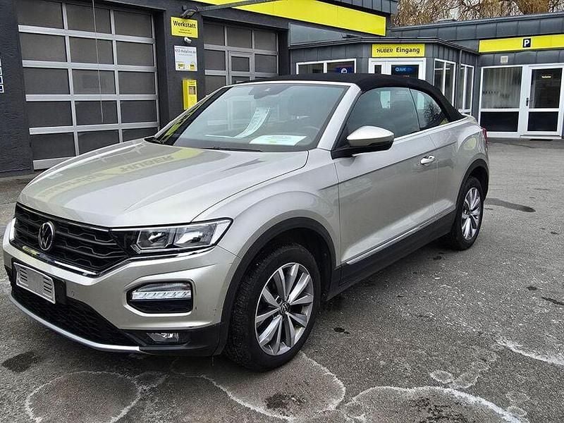 Gebraucht VW T-Roc Cabriolet 149 PS (109 kW) 2021 Silber Cabrio