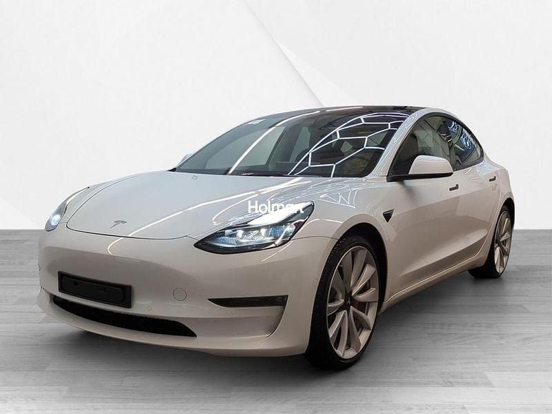 Weiß Gebraucht 2021 Tesla Model 3 Performance Limousine | 26.411 € (Guter Preis) - Bild 1/4