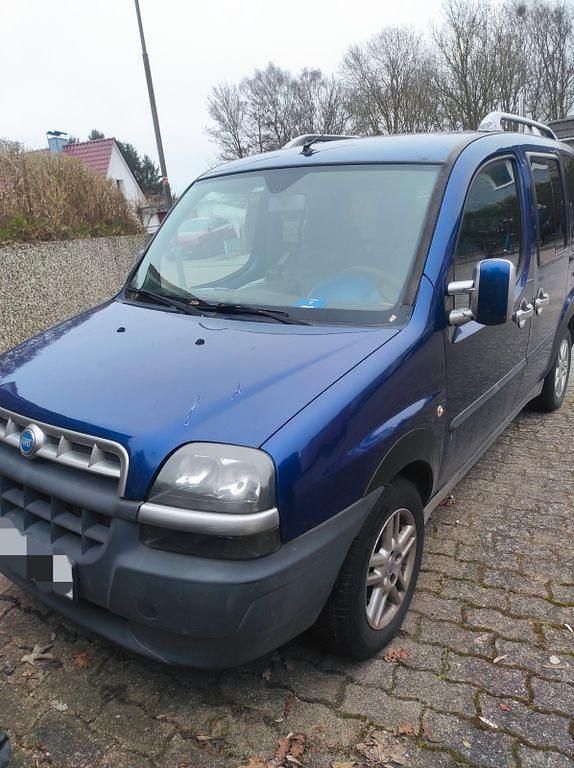 Gebraucht Fiat Doblò 103 PS (75 kW) 2003 Blau Van / Kleinbus