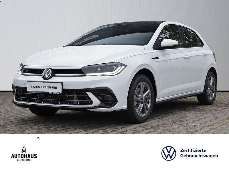 Pure white Gebraucht 2025 VW Polo R-line Limousine | 29.540 € (Teuer) - Bild 1/4