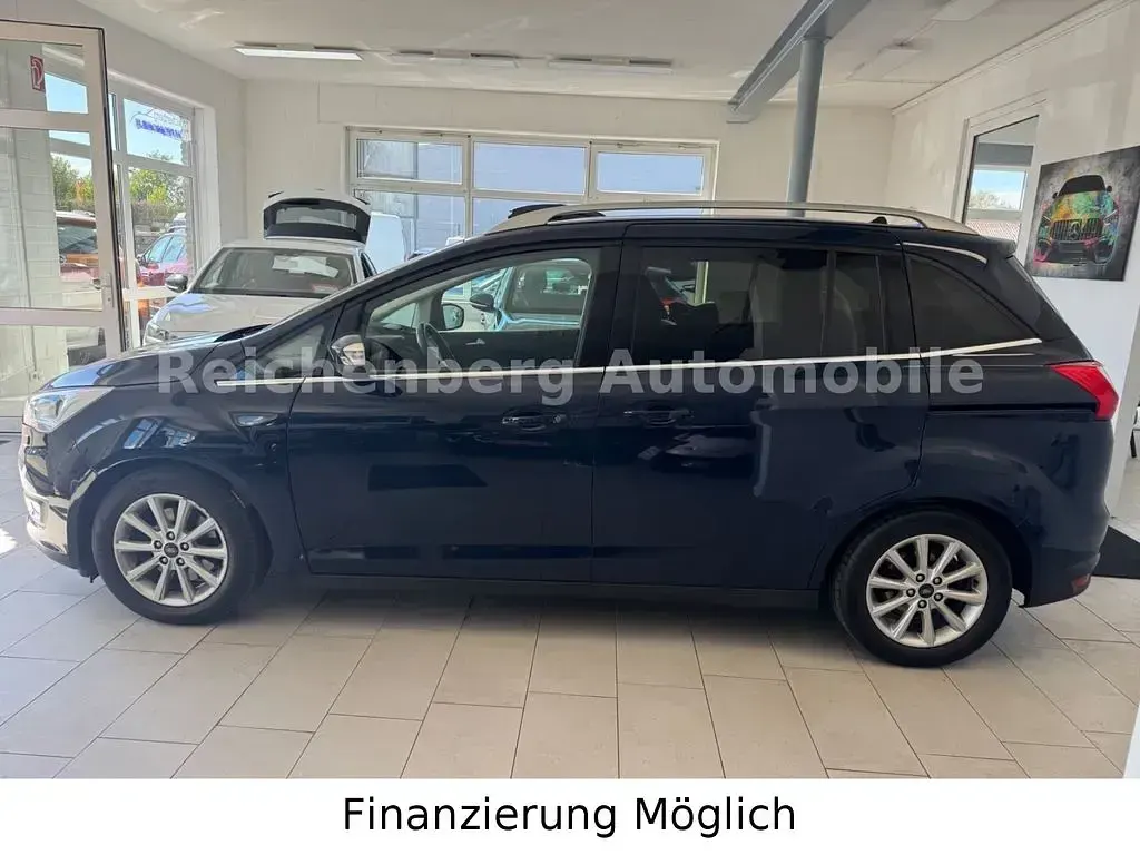 Gebraucht Ford Grand C-Max Titanium 125 PS (91 kW) 2019 Blau Van / Kleinbus